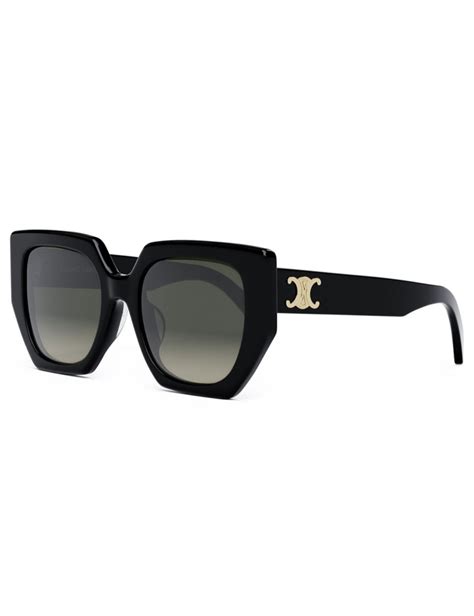 celine sunglasses cl40239f|Celine Triomphe CL40239F 01F Sunglasses .